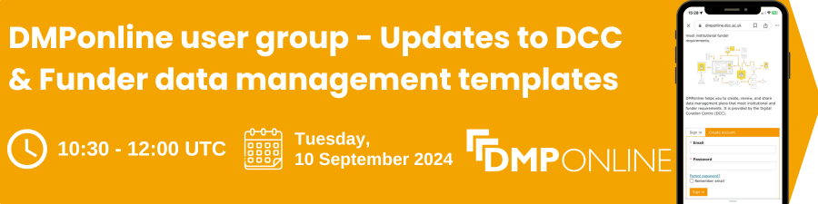 DMPonline User Group - Updates to DCC & Funder data management ...