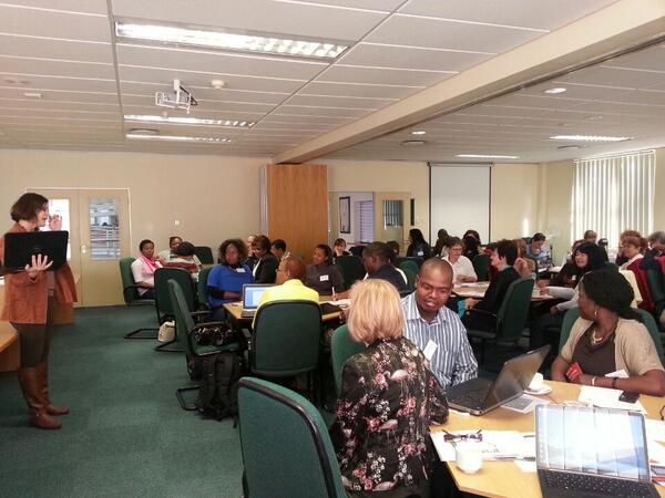 Ina Smith of Stellenbosch University opening the LIASA workshop